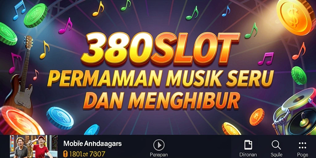 Tampilan gameplay 380SLOT yang mengasyikkan dengan musik.