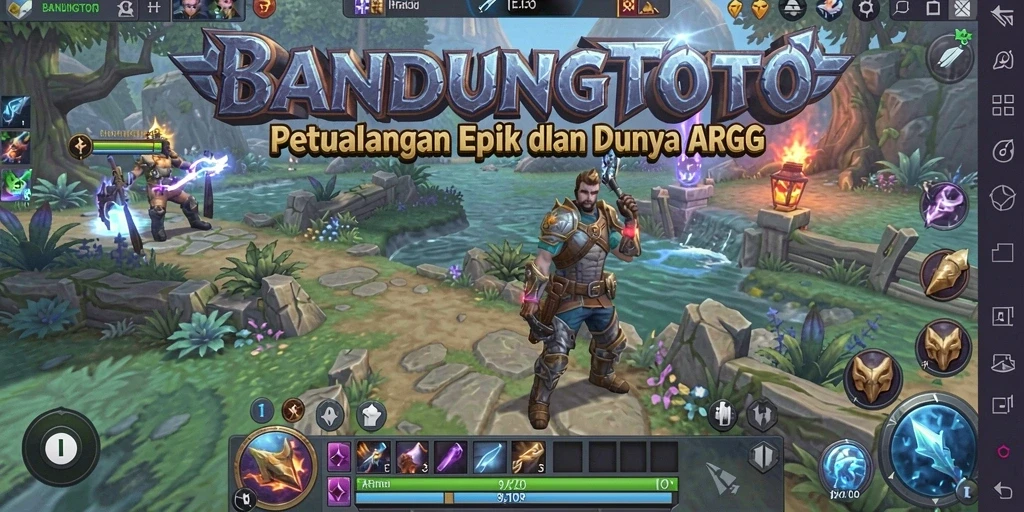 Screenshot utama BANDUNGTOTO menampilkan pertarungan seru di dunia ARPG.