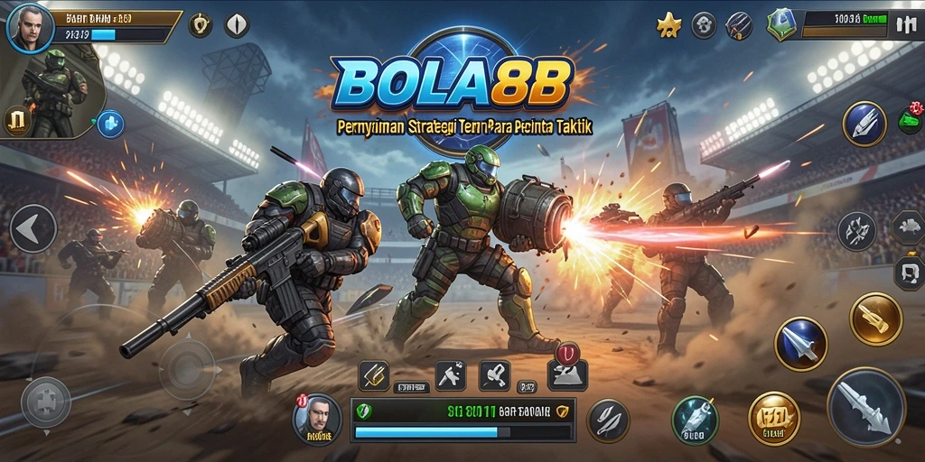Tampilan gameplay BOLA88 yang penuh aksi dan strategi.
