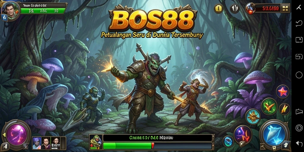 Tampilan seru gameplay BOS88 yang menunjukkan petualangan menegangkan.