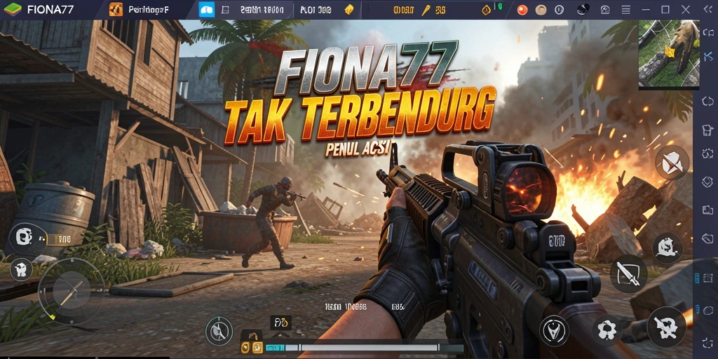 Gameplay seru dengan pertempuran mendebarkan di FIONA77.