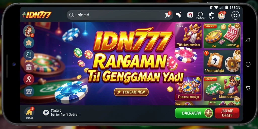 Tampilan menarik dari gameplay Kasino IDN777 yang memukau dan mengasyikkan.