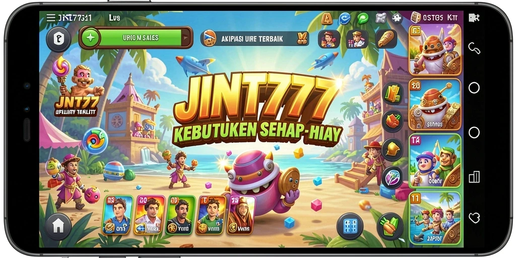 Tampilan antarmuka JNT777 yang memudahkan navigasi.