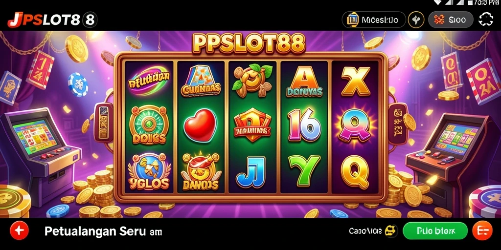 Tampilan gameplay petualangan seru di JPSLOT88 dengan visual yang menarik.