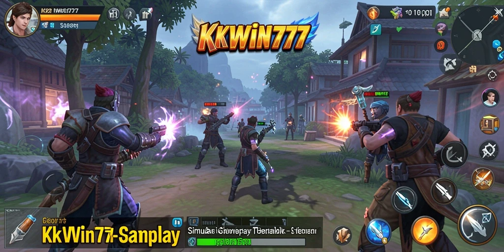 Tampilan gameplay KKWIN777 yang menarik dalam simulasi.