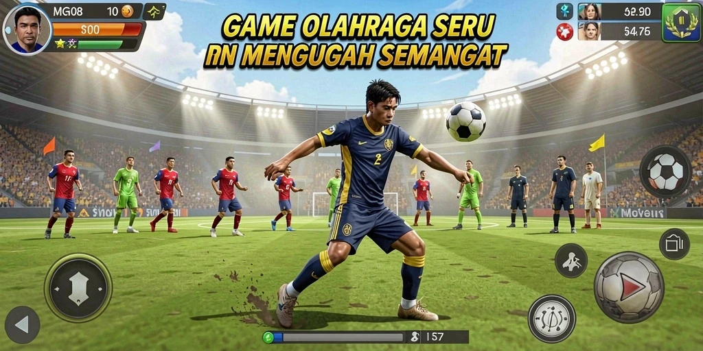 Tampak dalam permainan MG108 yang penuh aksi olahraga.