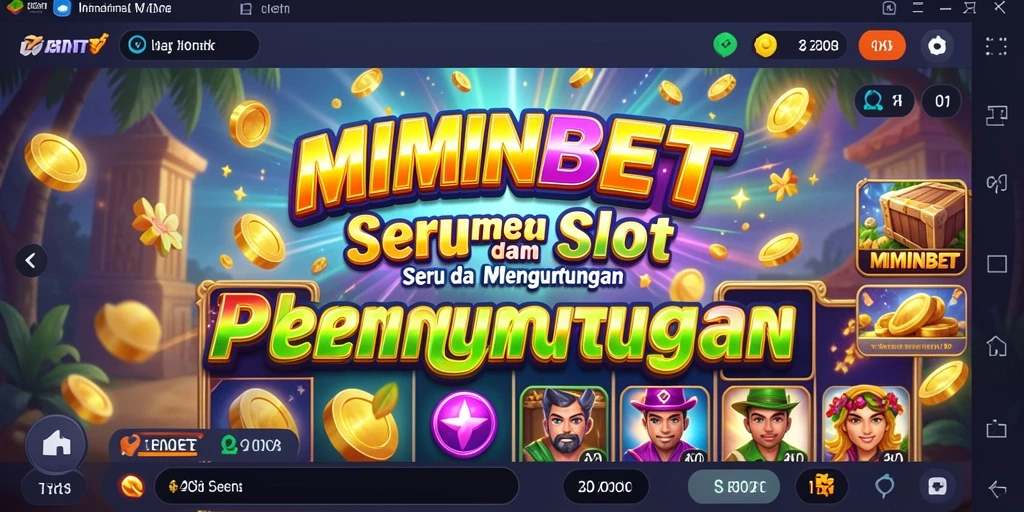 Tampilan gameplay slot MIMINBET yang menarik dan memukau.