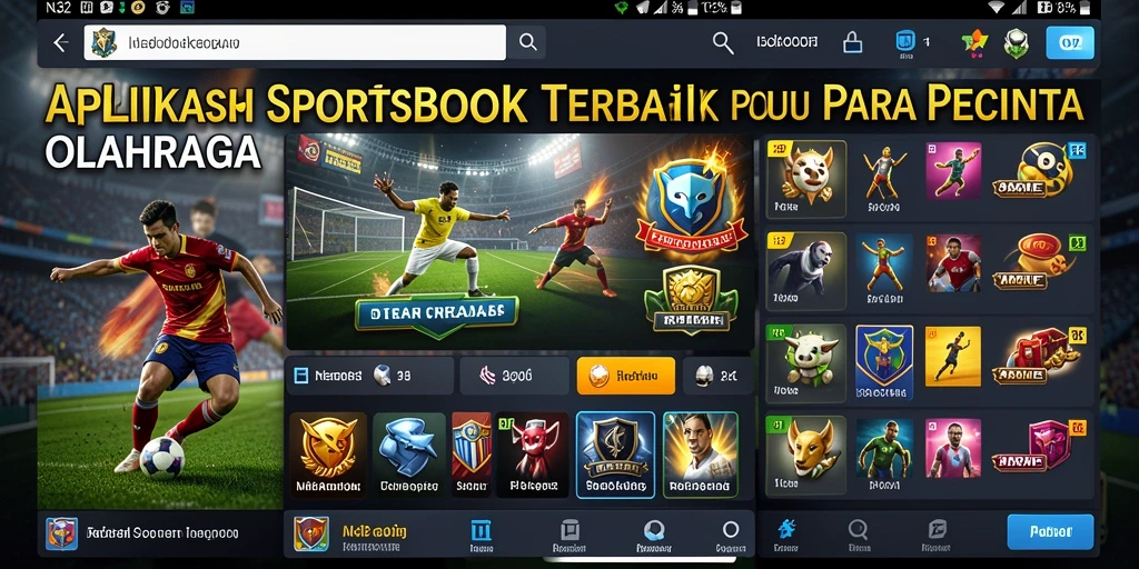 Screenshot gameplay N32 menunjukkan fitur taruhan olahraga yang menarik.