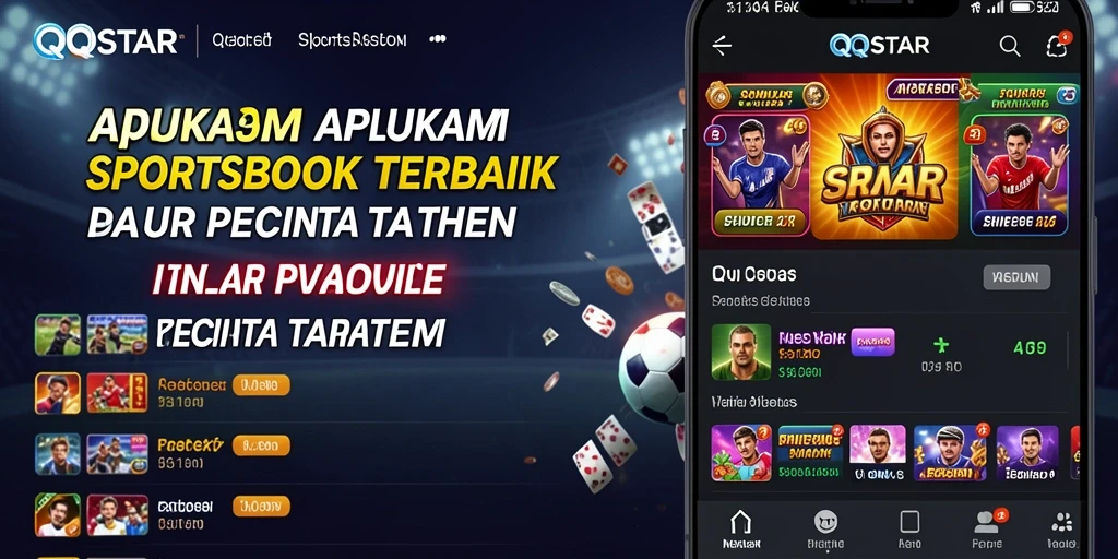 Tampilan antarmuka utama QQSTAR dengan pilihan taruhan menarik.