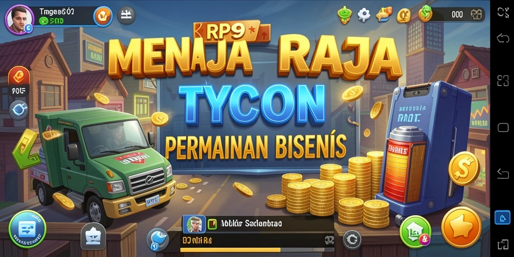 Screenshot gameplay RP99 menampilkan suasana persaingan bisnis yang mendebarkan.