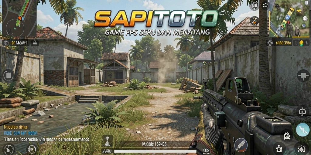 Tampilan gameplay SAPITOTO yang mendebarkan dan penuh aksi.
