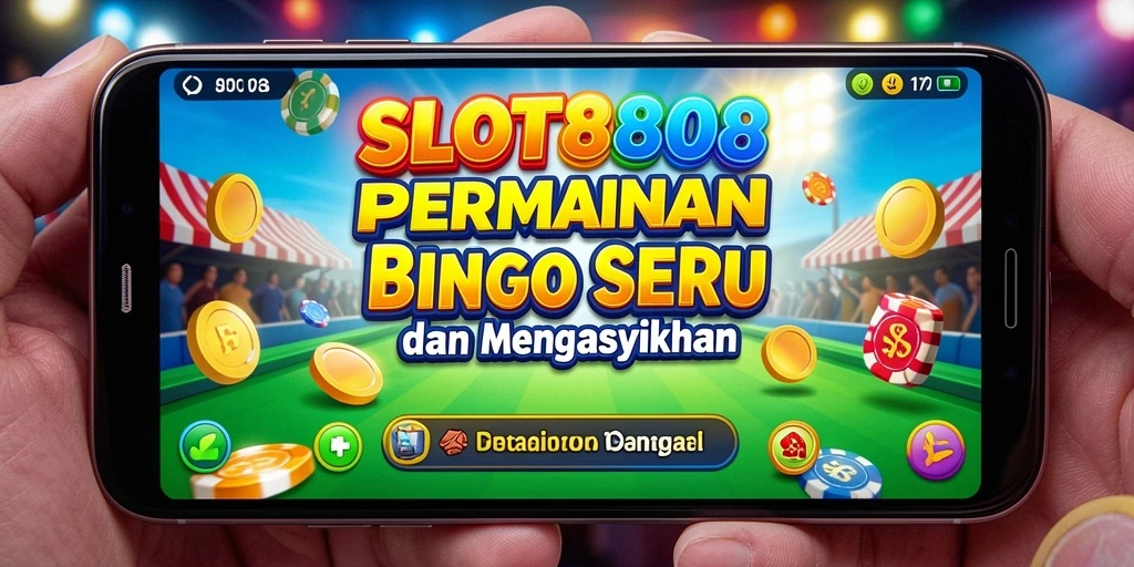 Tampilan gameplay Bingo di SLOT8808 yang menarik dan interaktif.
