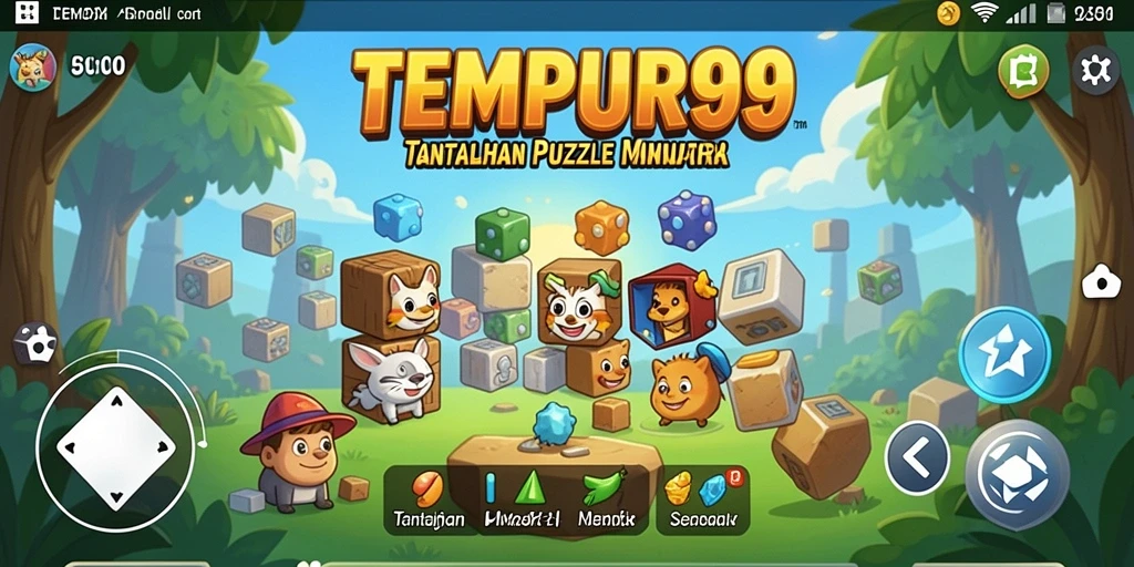 Tampilan gameplay TEMPUR99 yang seru dan menantang.